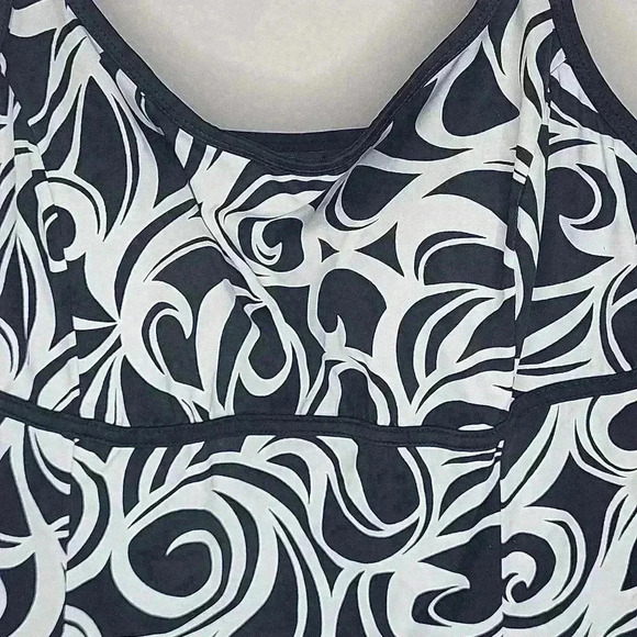 Great Lengths‎ Womens One Piece Swimsuit Dress Size 12 - Picture 5 of 10